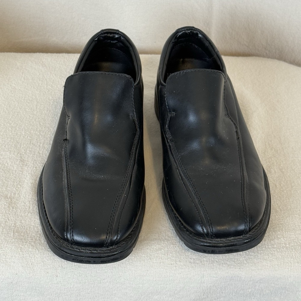 Skechers 60122 Men's‎ Black Leather Slip On Dress Shoes Men's 8.5